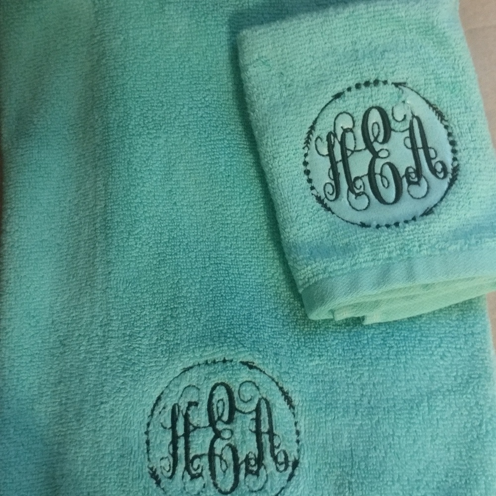 Morgram bath towels